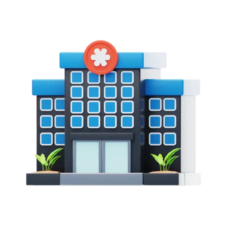 Hospital  3D Icon