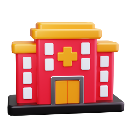 Hospital  3D Icon