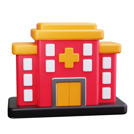 Hospital  3D Icon