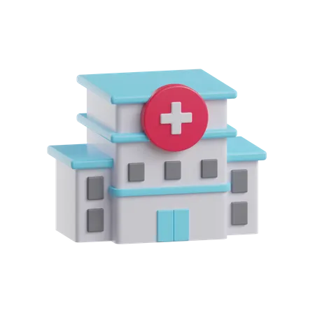 Hospital  3D Icon