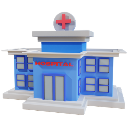 Hospital  3D Icon