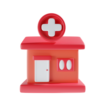 Hospital  3D Icon