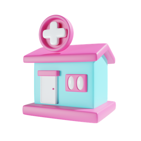 Hospital  3D Icon