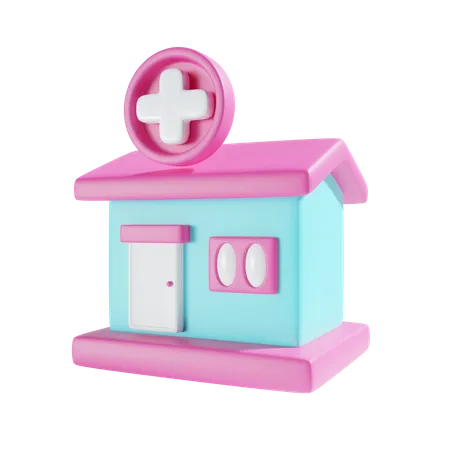 Hospital  3D Icon