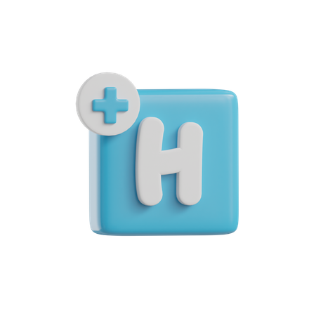 Hospital  3D Icon