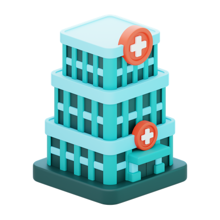 Hospital  3D Icon