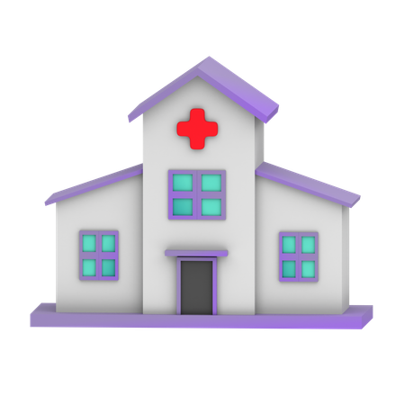 Hospital  3D Icon