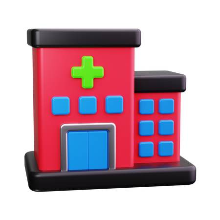 Hospital  3D Icon