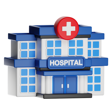 Hospital  3D Icon