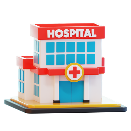 Hospital  3D Icon