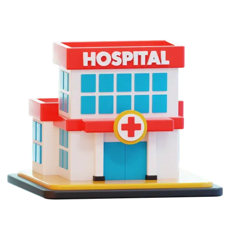 Hospital  3D Icon