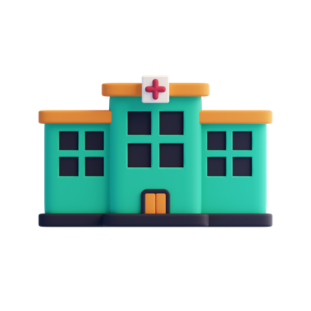 Hospital  3D Icon