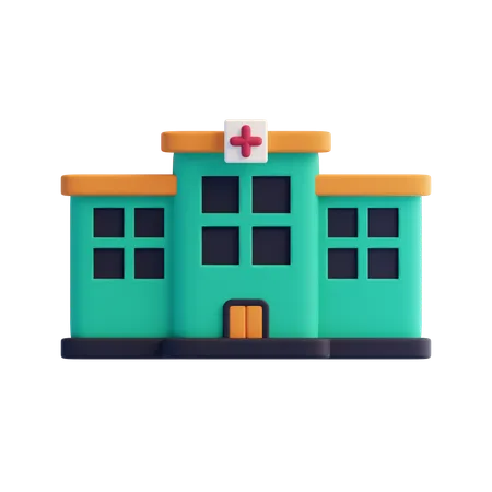 Hospital  3D Icon