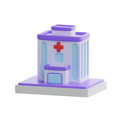 Hospital  3D Icon