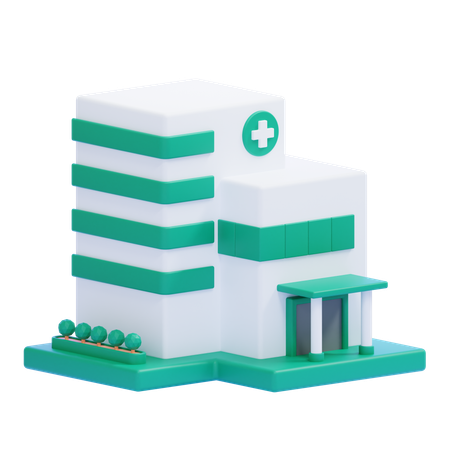 Hospital  3D Icon