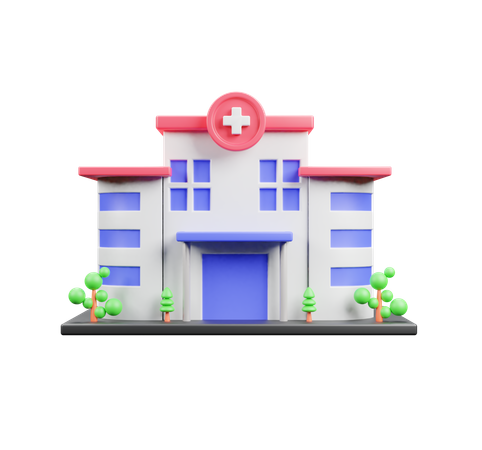 Hospital  3D Icon