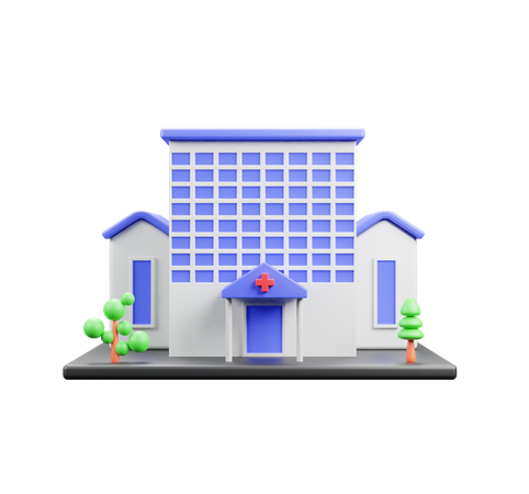 Hospital  3D Icon