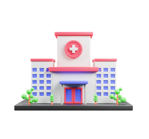 Hospital  3D Icon