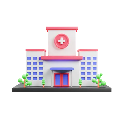 Hospital  3D Icon