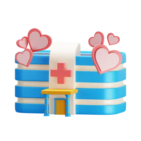 Hospital  3D Icon