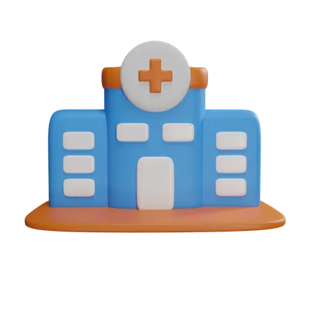 Hospital  3D Icon