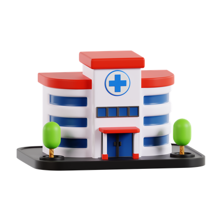 Hospital  3D Icon