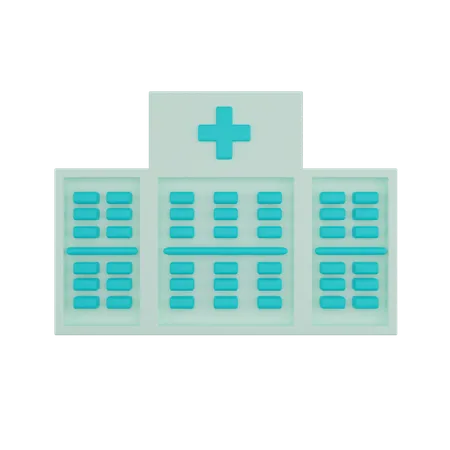 Hospital  3D Icon