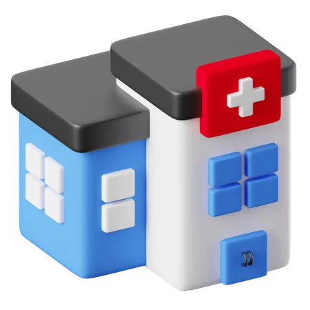 Hospital  3D Icon