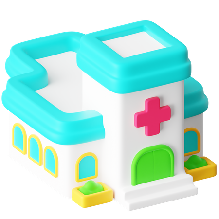 Hospital  3D Icon