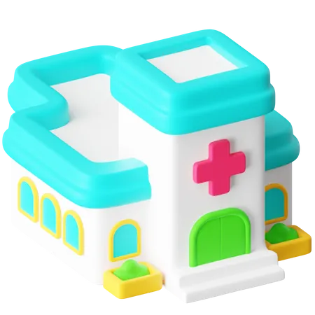 Hospital  3D Icon