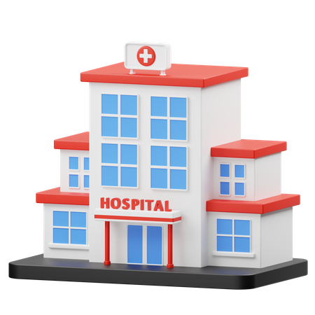 Hospital  3D Icon