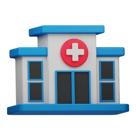 Hospital  3D Icon