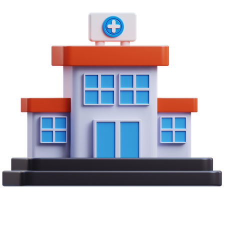 Hospital  3D Icon