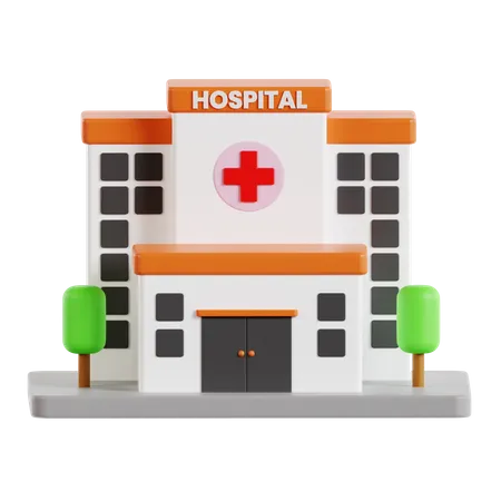 Hospital  3D Icon