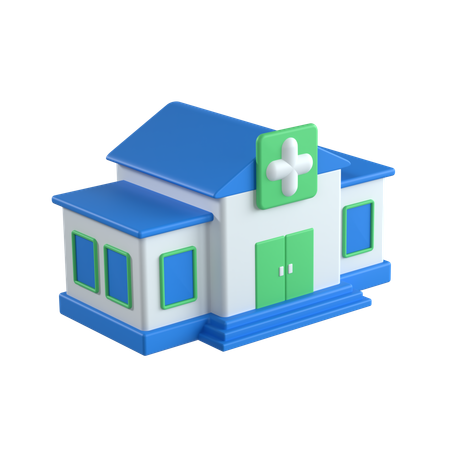 Hospital  3D Icon
