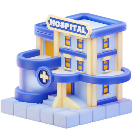 Hospital  3D Icon