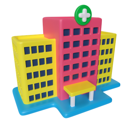 Hospital  3D Icon