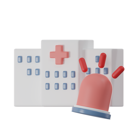 Hospital  3D Icon