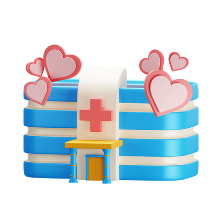 Hospital  3D Icon