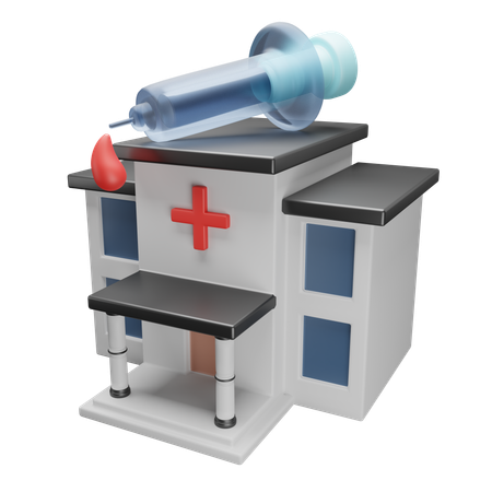 Hospital  3D Icon