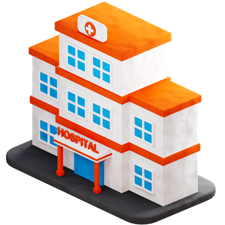 Hospital  3D Icon