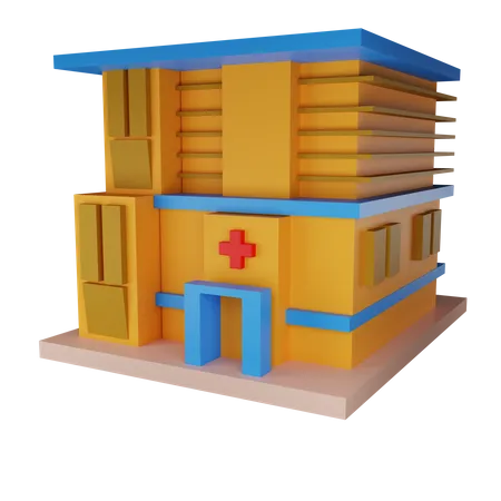 Hospital 3 D Illustration Contains PNG OBJ And BLEND 3D Illustration