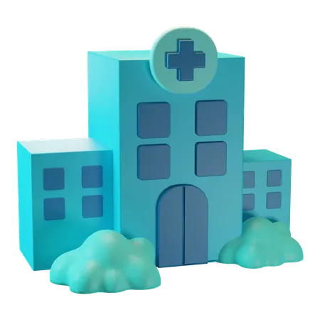 Hospital 3D Illustration