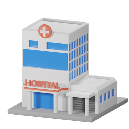 Hospital 3D Icon