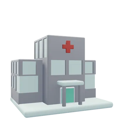 Hospital Medical Icon Illustration 3D Icon