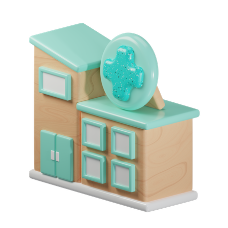 Hospital  3D Icon