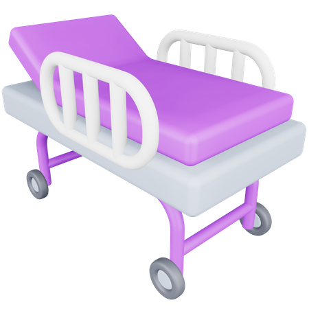 Hospital Bed  3D Icon