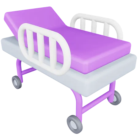 Hospital Bed  3D Icon