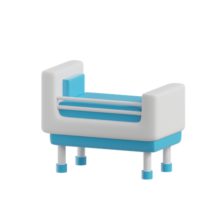 Hospital Bed  3D Icon