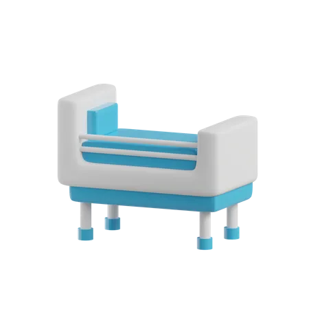 Hospital Bed  3D Icon